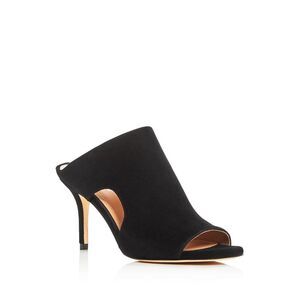 POUR LA VICTOIRE Womens Black  532210467 Stiletto Slip On Heeled Mules Shoes 7